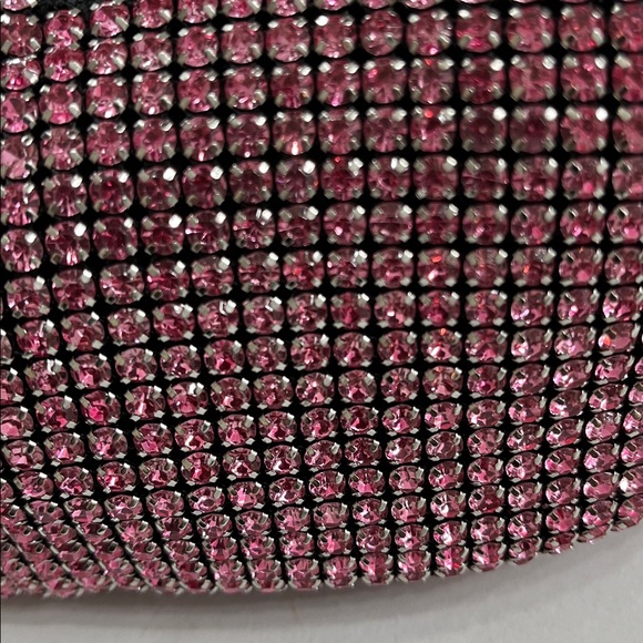 Adorable Pink Rhinestone Mini Handbag - Picture 7 of 7